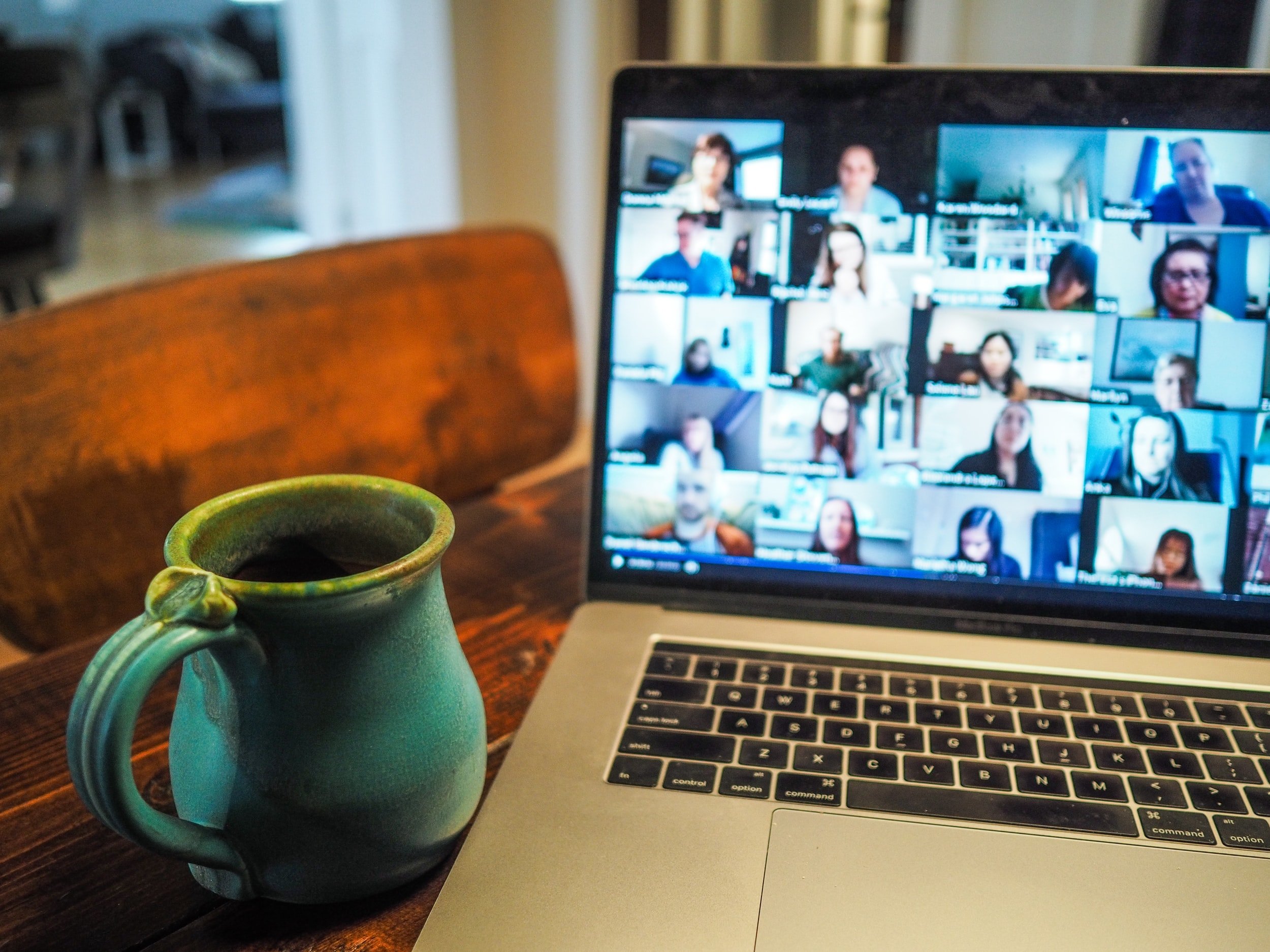 An example of a weekly cohort meeting where you'll be working on a online video call with other emerging professionals.